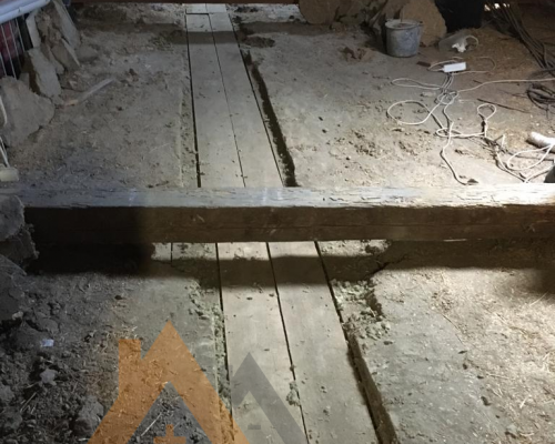 Zateplení foukanou minerální vatou